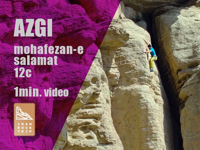 Summary of the ascent MOHAFEZAN-e-SALAMAT route - Azgi zone
