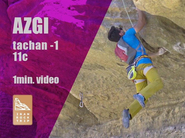 Summary of the ascent TACHAN(1st Length) route - Azgi zone