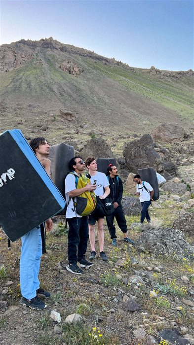 Rock Climbing in Keshar Zone Russian Group
